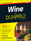 Cover image for Wine For Dummies